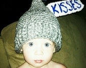 Crocheted Hershy's Kiss Hat