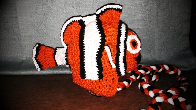 Crocheted Nemo hat