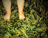 Crocheted  Grass Rug 52x68 in.