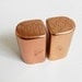 Mid Century Copper Salt and Pepper Shakers