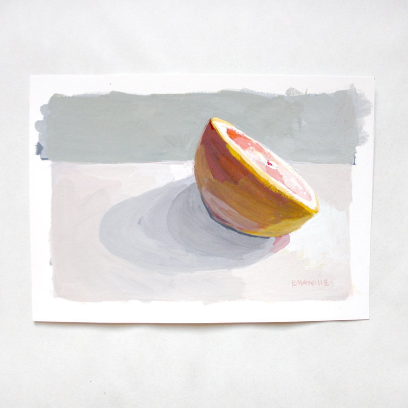 Grapefruit 3 - original painting