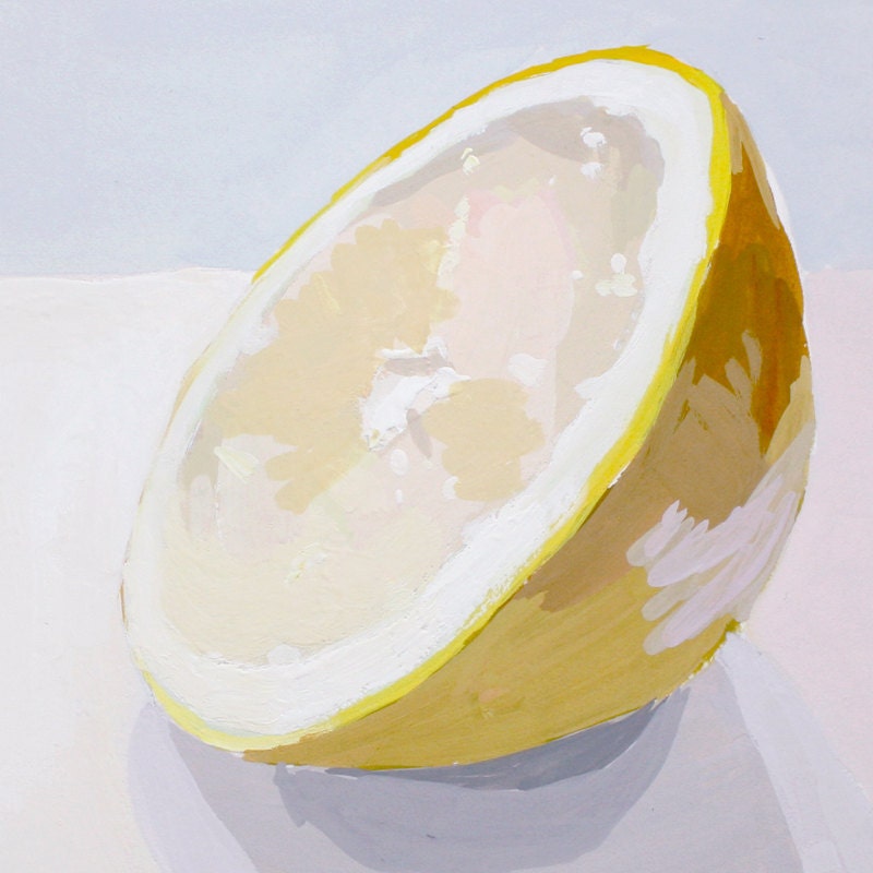 grapefruit art - original painting - Grapefruit 7