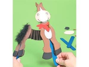 Accordion Horse Kids Childrens Craft Kit Great Activity For Children at Kentucky Derby