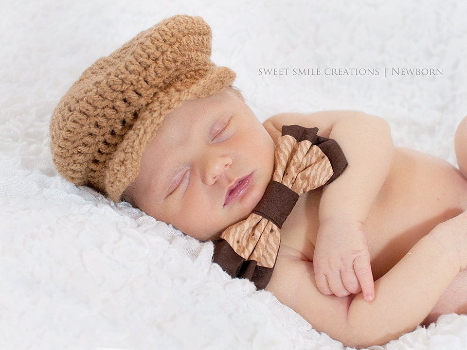 Golfer Cap - Custom Cadet or Newsboy Crochet Hat