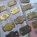1 Vintage Metal Dog Tags
