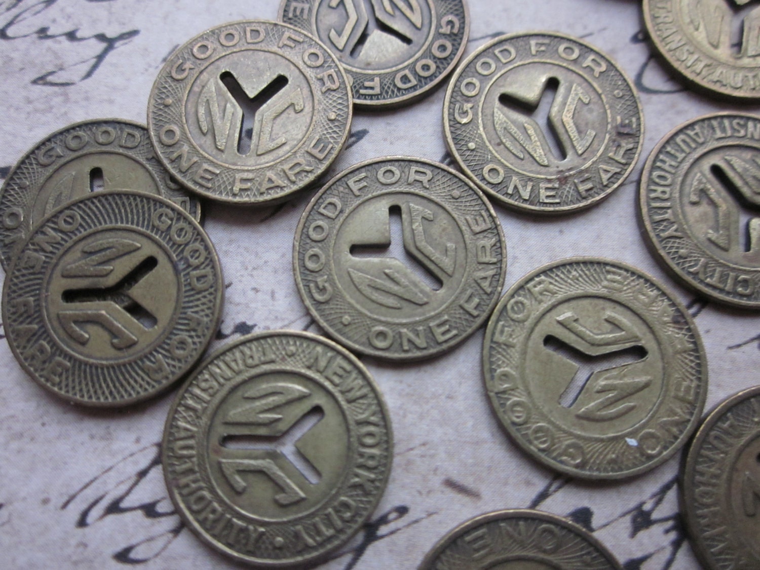 old new york city subway tokens