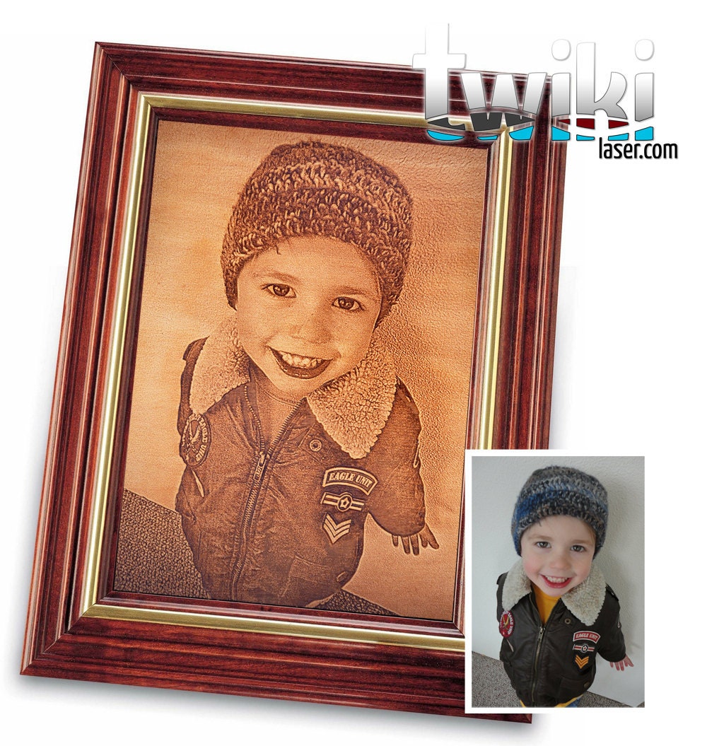 Laser cut and engraved picture. Personalized gift. (4'' x 6'' Picture Only)