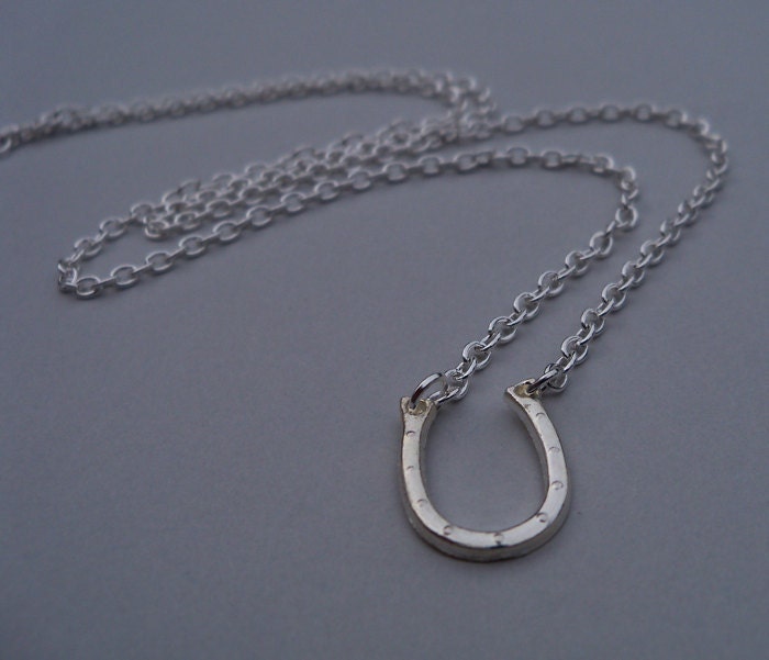 Silver Horseshoe Necklace