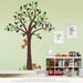 Wall Decals, Stickers, Tree with Owls and squirrels - Nursery Kids Removable Wall Vinyl Decal