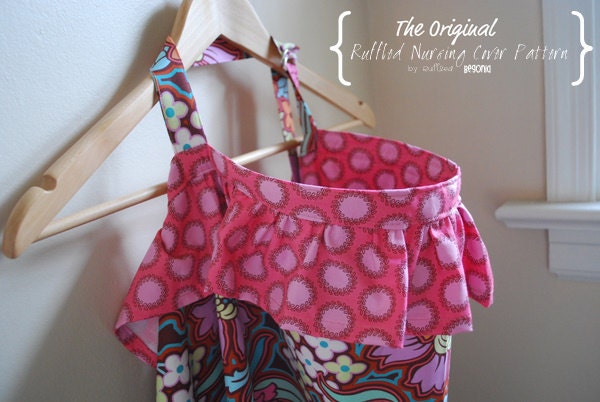 Ruffled Breastfeeding Apron Nursing Cover up PDF Sewing PATTERN (the ORIGINAL)