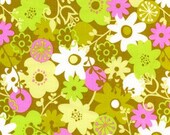 One yard cotton quilting fabric, Wildwood, Flower Shower, by Erin McMorris, for Free Spirit