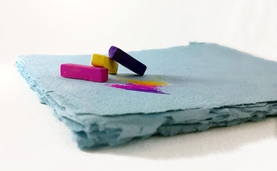 Handmade Paper in Turquoise 12