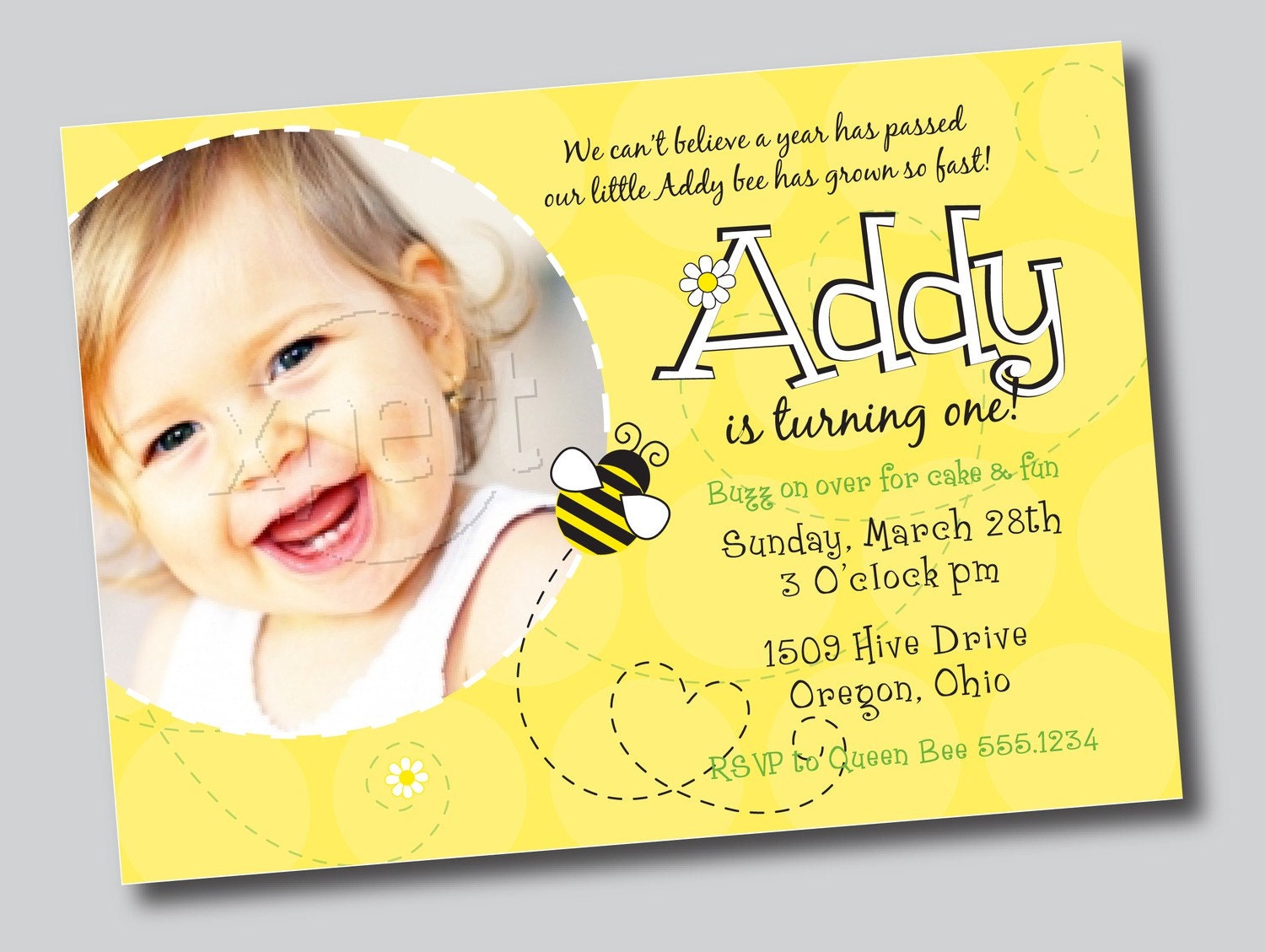 Bumble Bee Party Collection - PRINTABLE INVITATION by Itsy Belle Il_570xn