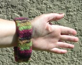 Key ring key chain key fob wristlet key loop green tan purple brown felted