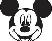 Custom Made Mickey Mouse Vinyl Sticker Decal 567, Car Decal, Bumper Sticker, Laptop Decal, Window Sticker
