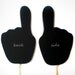 Photobooth Props - Wedding Signs with TEXT - Mix of small signs on sticks - Set of 9 photobooth signs