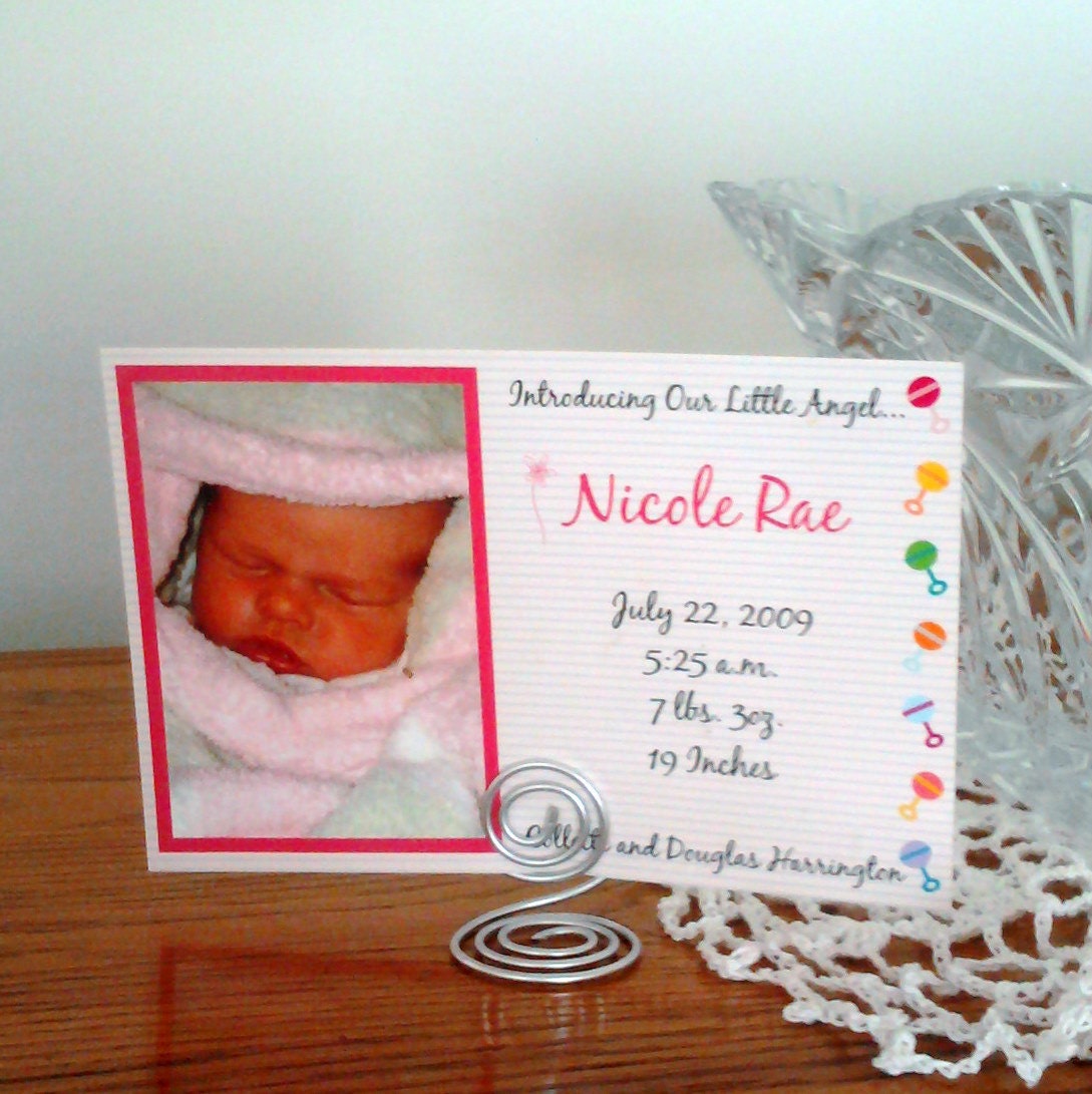 Handmade Wedding/Event Favors-Place Card Holders-Reception Gifts-Menu Holders-Keepsakes