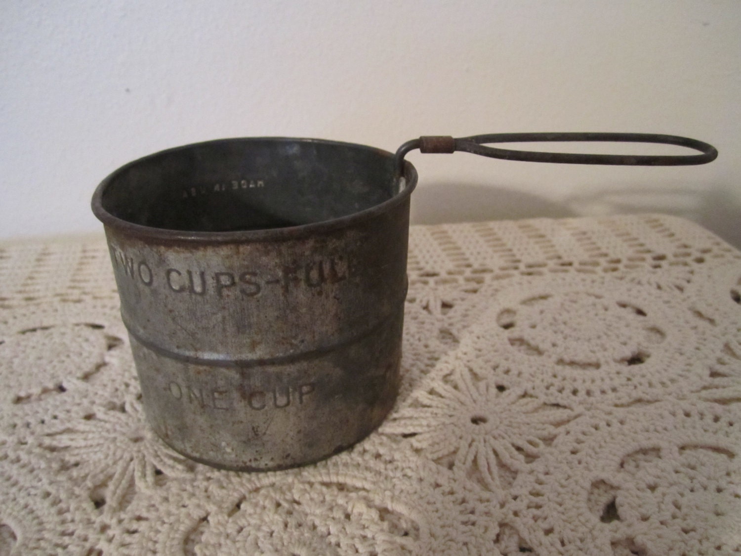 Primitive Rustic Metal Sifter