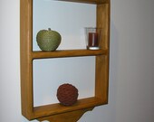 SALE 20% OFF / Colonial Country  Wall Shelf/Curio