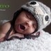 Baby Bird Hat in Undyed Alpaca