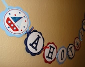NEW "Ahoy Its a Boy" Nautical Baby Shower Banner Il_170x135