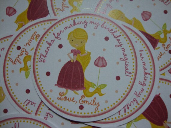 Rapunzel Inspired Favor Tags Il_570xn