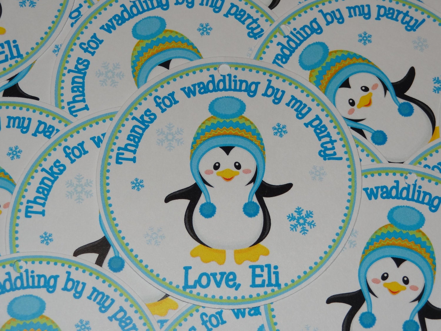 Penguin Favor/Gift Tags for Boys Il_570xn