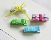 Toddler Hair Clips in Pastel Colors