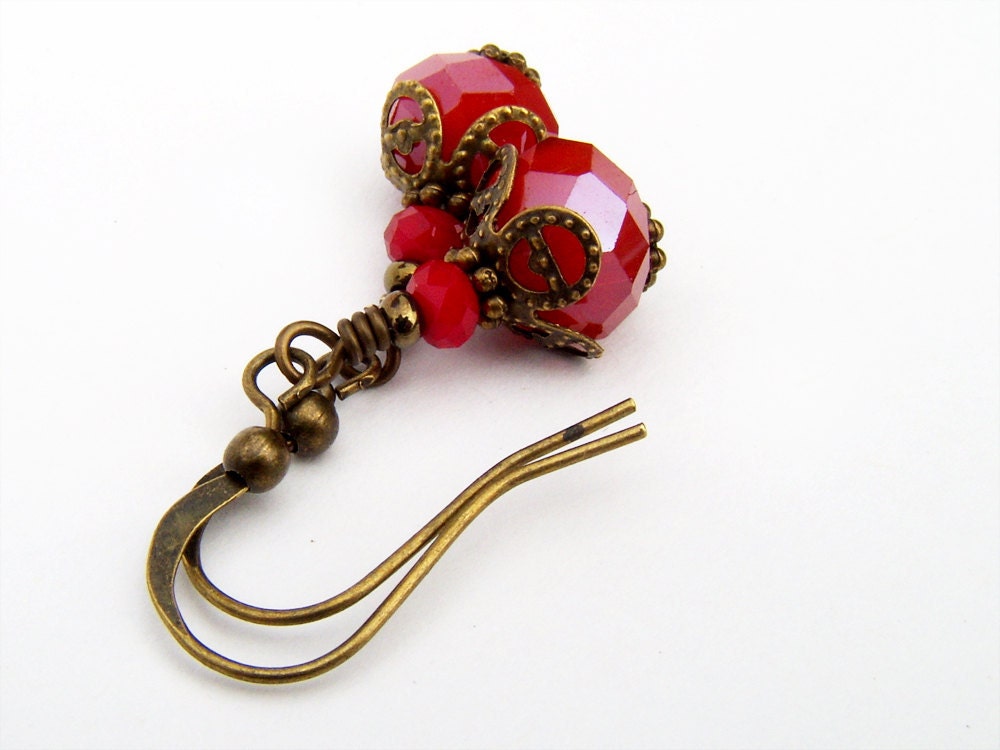 CHOOSE your RED - True Blood Earrings inspired by the HBO Series