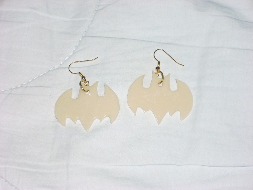 Glow-in-the-Dark Batman Earrings