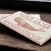 Custom Letterpress Wood Business Card and Graphic Design Package - 100qty