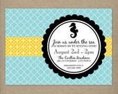 Custom Printable Under the Sea Birthday Party Invitation Il_170x135
