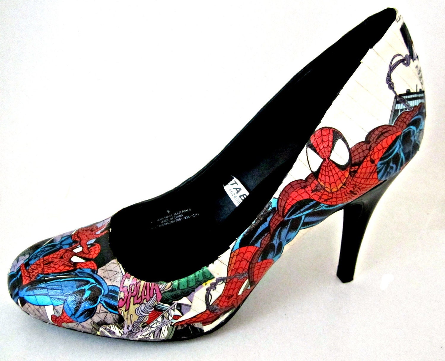 Custom Order Comic Book Shoes-- You pick the character