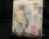babies buntings hat and blanket cut pattern simplicity 9418