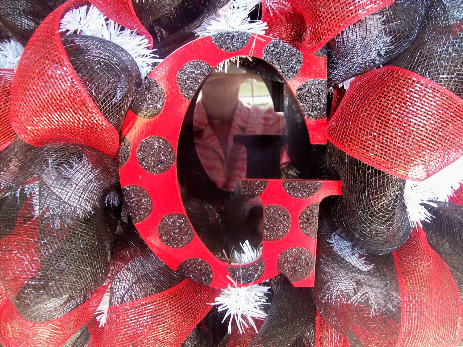 Deco Mesh Georgia Fan Wreath