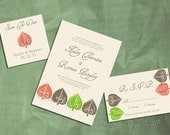 PRINTABLE PAAN LEAVES Invitation Suite Custom Design Colors Diy Wedding Engagement Anniversary Party Template Pdf Eco Fall Decor Shower