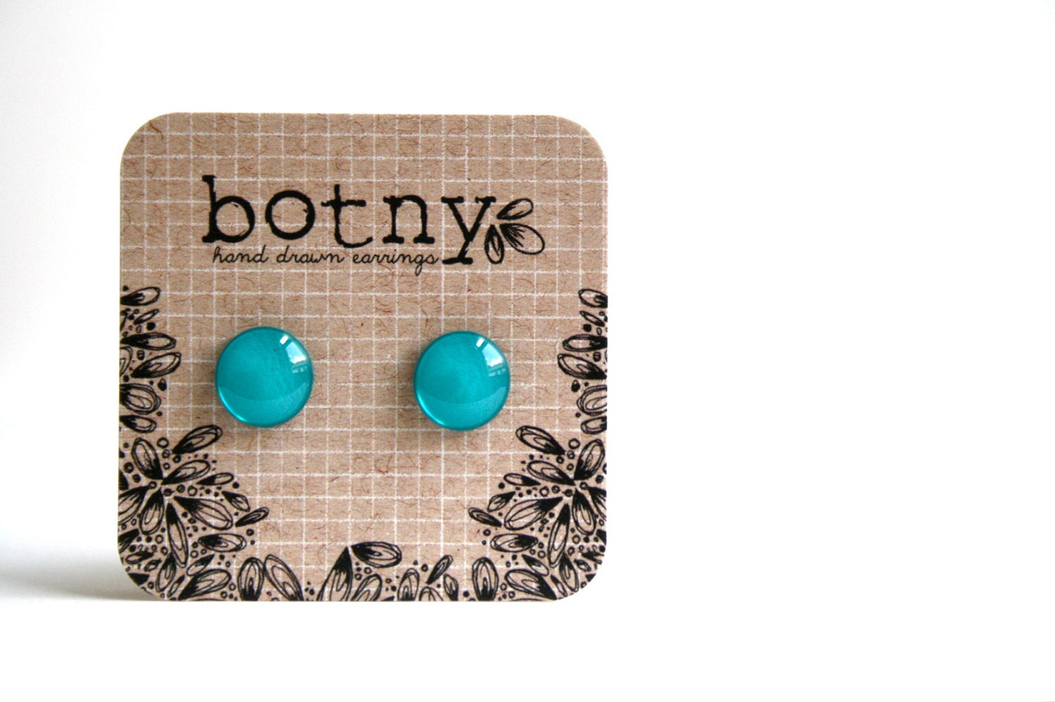 Watery Aquamarine Brook Earrings