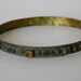 victorian citrine glass bangle bracelet