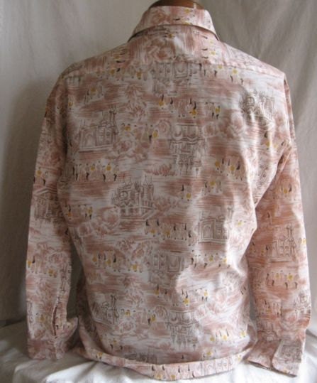 20 PERCENT DISCOUNT Vintage Mens Shirt Long Sleeve Cimone Cimone 48 in/122cm chest