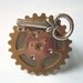 Steampunk Ring Jewelry, Steam Punk Ring Womens, statement, key ring, silver key, watch gears, gold, eco friendly, upcycled ring