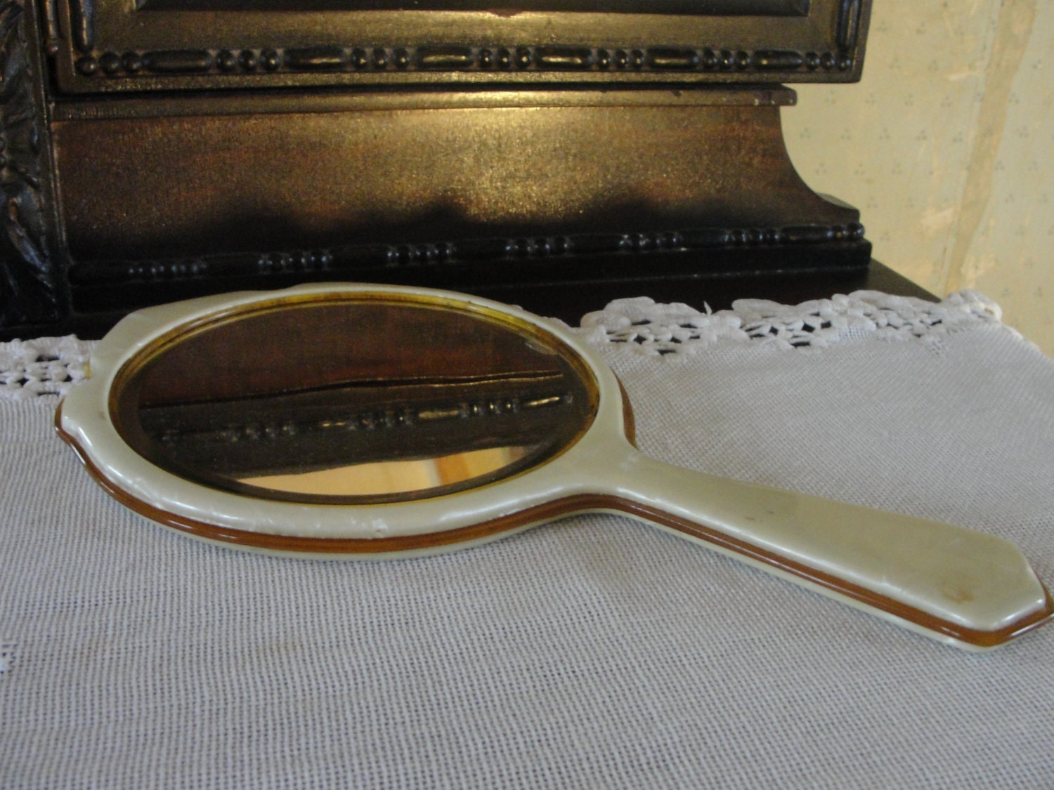 Antique Handheld Mirror