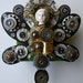 Recycled Art Collage - "Angel of Music, Metal and Money" - Original Mixed Media