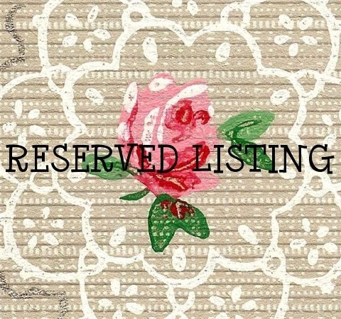 RESERVED Listing for "Jbump1" Only....(4th FINAL Installment) for "2 Christmas Wreaths"