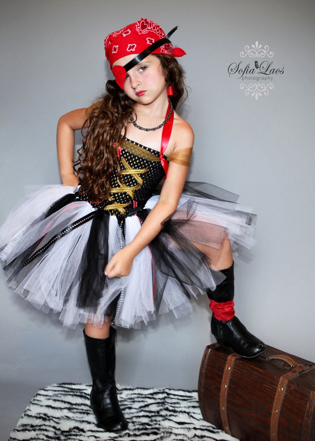 Sassy Girl PIrate Costume - SofiasCoutureDesigns