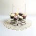 Vintage Metal Spring Repurposed Cupcake Stand