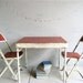 Child's Vintage Metal Table and Two Metal Chairs