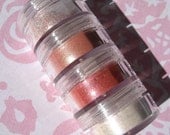 Breast Cancer Awareness Charity Collection Eyeshadow and Glitter Set  - VEGAN - mineral makeup, indie cosmetics