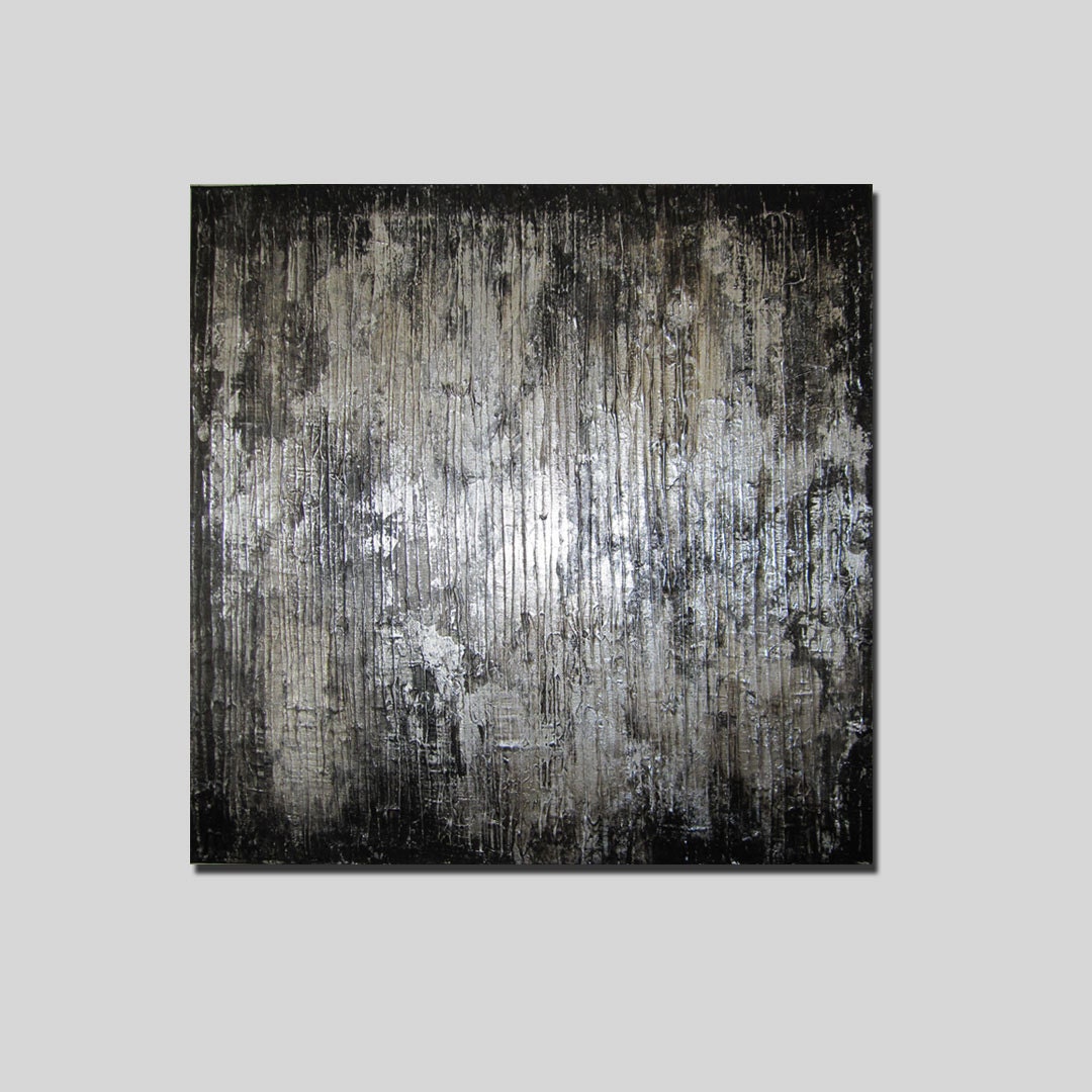 Metallic Abstract Painting 24" x 24"