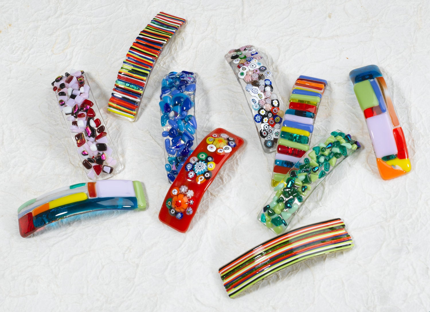SALE Hair barrette handmade by dalit glass