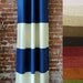 96"L x 46"W Grommeted Striped Drapery Panel - Pick Your Colors
